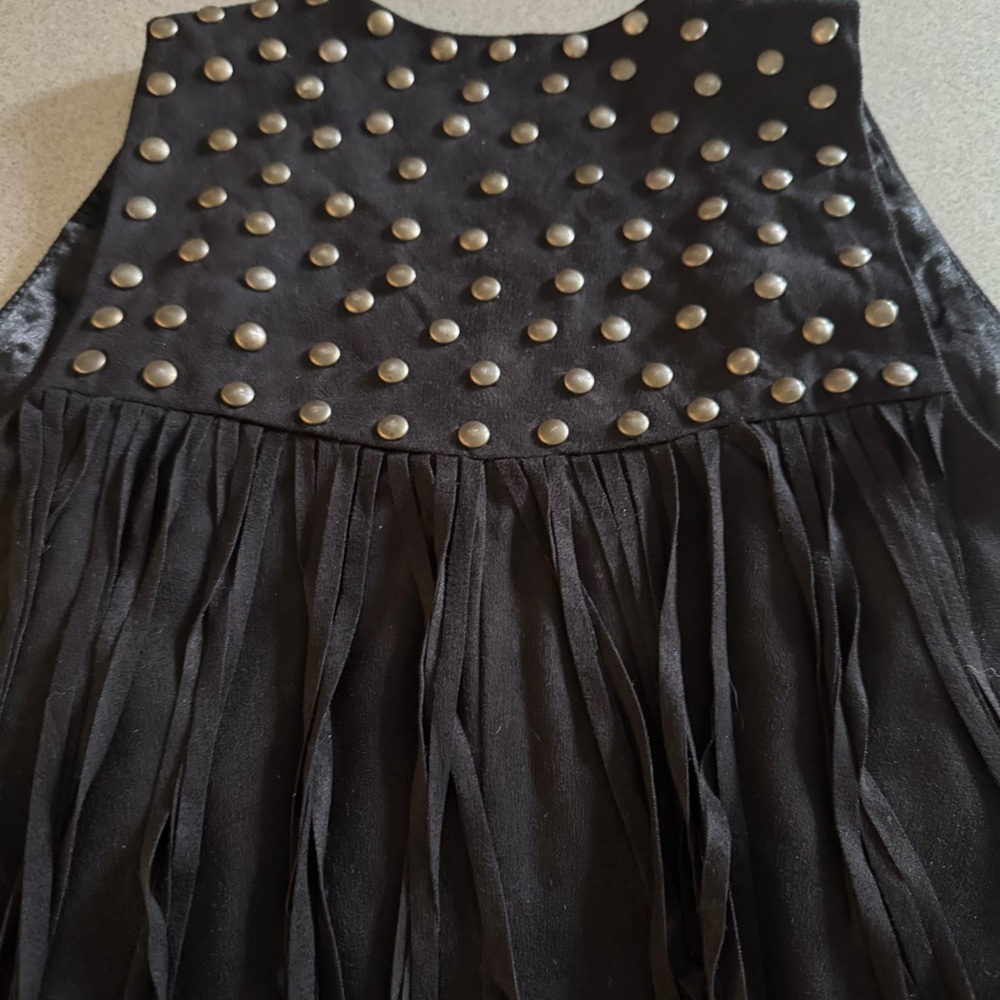 MINKPINK Black Studded Vest - Picture 7 of 8